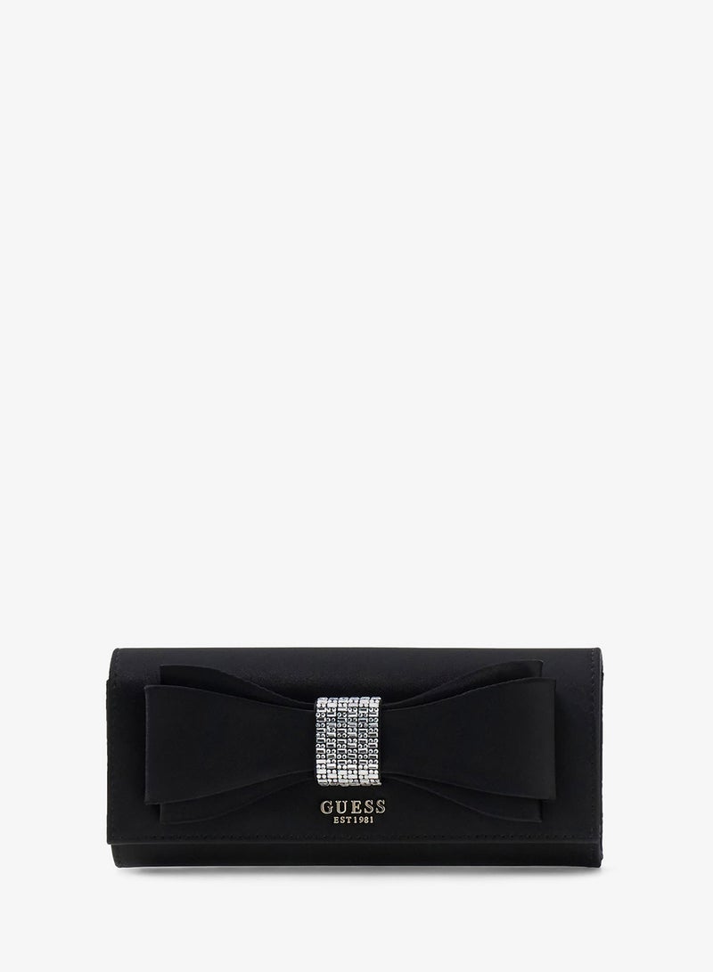 جس حقيبة يد نسائية مطبوعة بإغلاق قلاب - Image 1